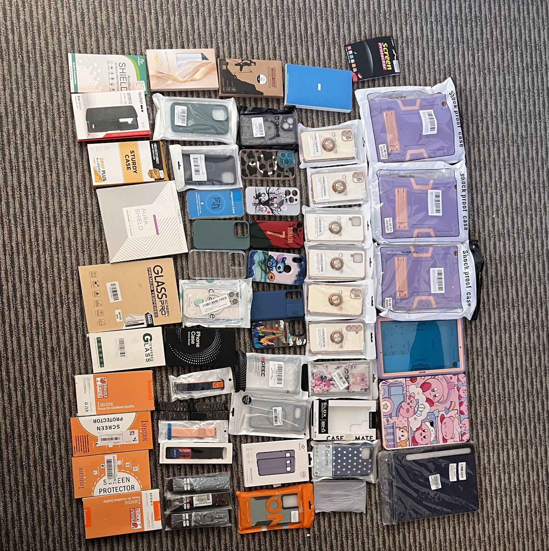 Phone Cases, iPad Cases, Glass Protectors, Watch Strips, And Remote Controls