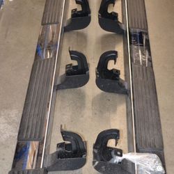 GM 2019-2025 Silverado Sierra 1500 Crew Cab 6" Rectangular Chrome Assist Steps Running Boards New OEM