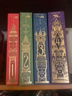 Harry Potter Illustrated Hardcover Books 1–4 Set