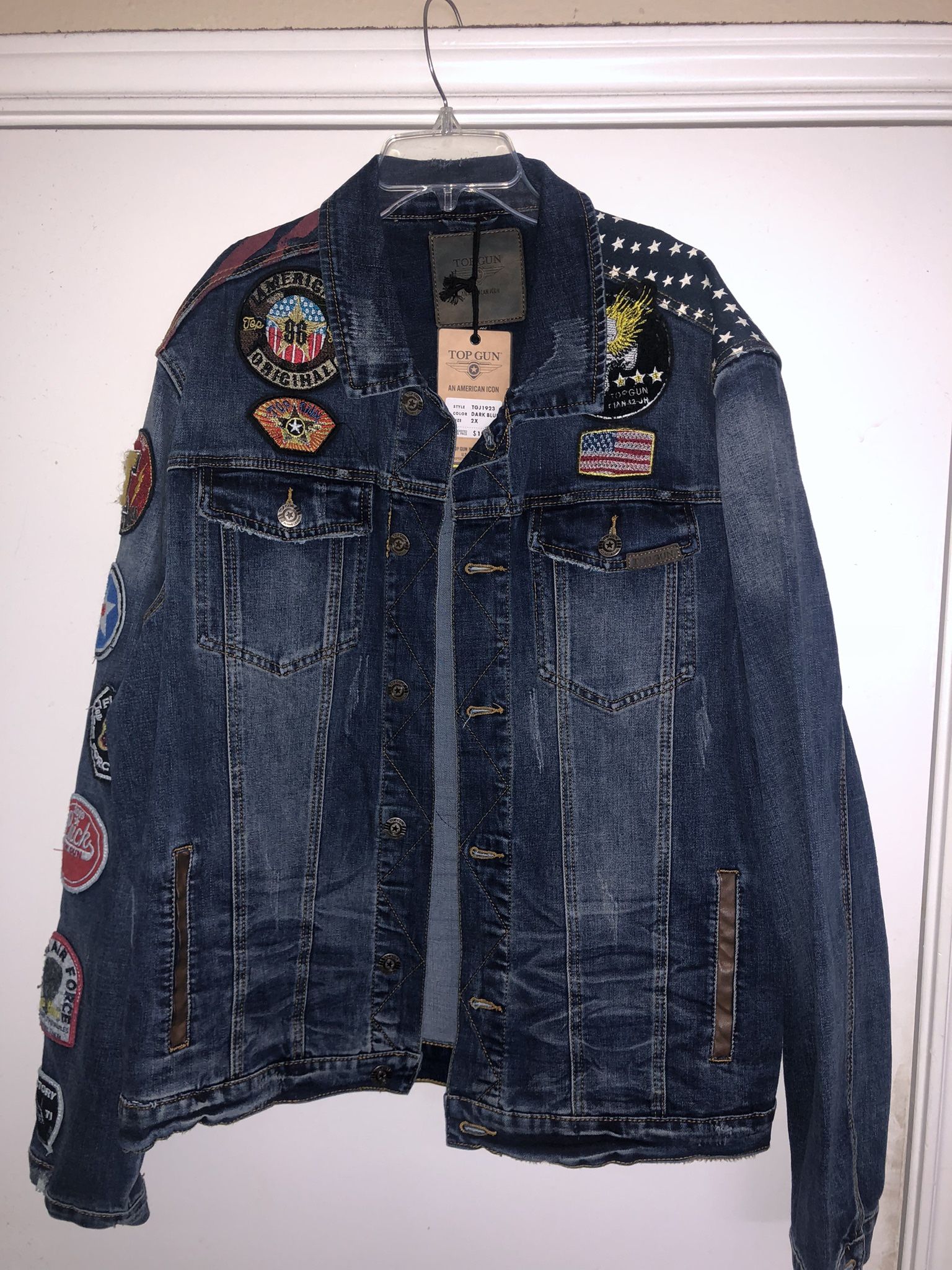 Top Gun Mens Denim Jacket