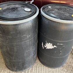 55 Gallon Plastic Containers Each One