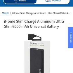iHome Rechargeable Battery 🔋 Slim Charge