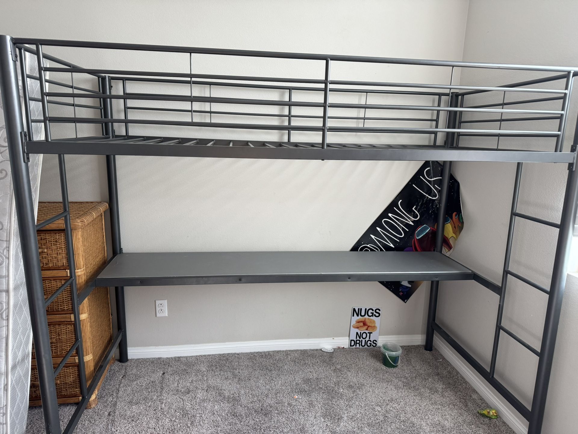 Bunk Bed With Desk