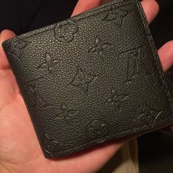 Black L V wallet Cartera Nuevo 