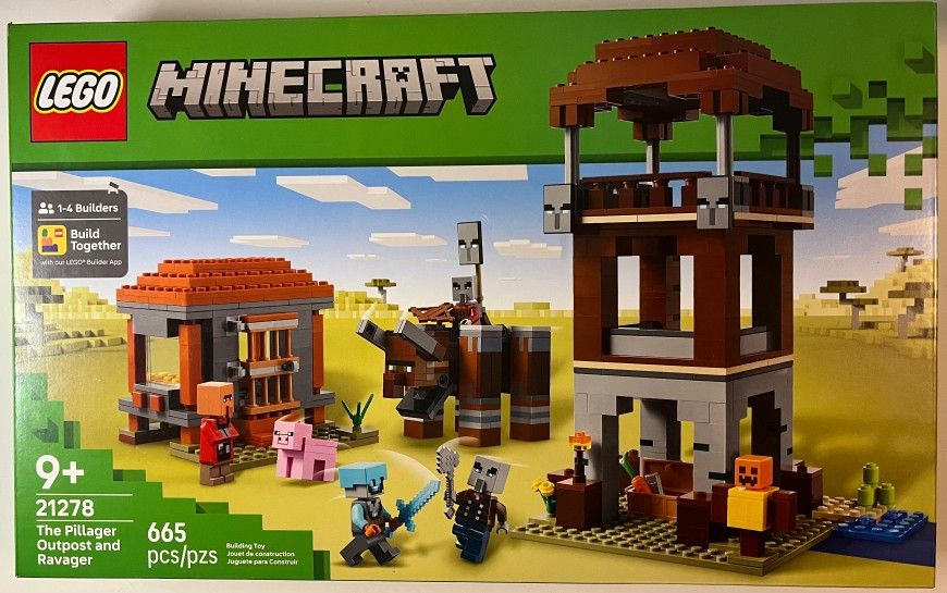 LEGO Minecraft: The Pillager Outpost and Ravager (21278)