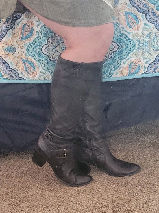 Black boots