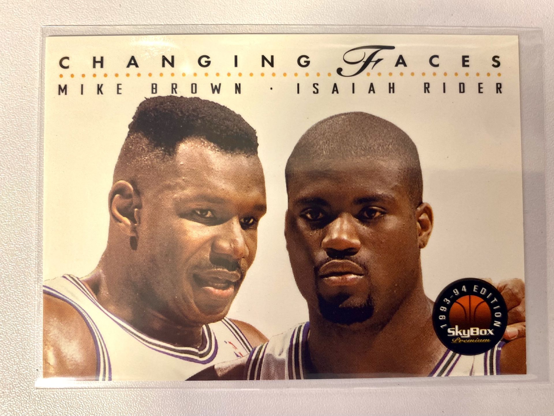 Mike Brown/Isaiah Rider 1993-94 Edition Skybox Premium Changing Faces Card