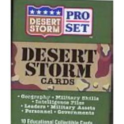 1991 Pro Set DESERT STORM Packs
