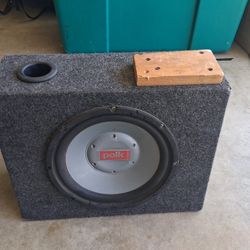 Polk Sub,with Amp,box
