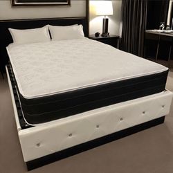 Full Size Mattress 10 Inches Thick New From Factory Quality & Comfort Also Available Twin-Queen-King Delivery 🚚 Available 