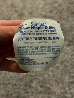 Similac Nipple and ring