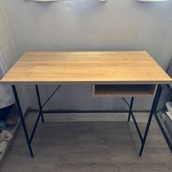 Desk , 2 Samsung Monitors, And Chair