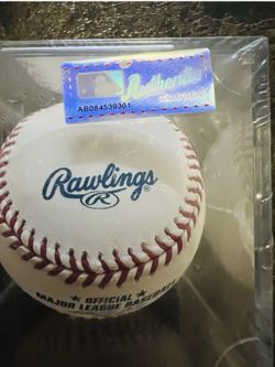 Rawlings MLB Authentic Baseball New In Plastic Display Case
