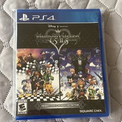 Kingdom Hearts HD 1.5 + 2.5 Remix (Sony PlayStation 4, 2017) CIB