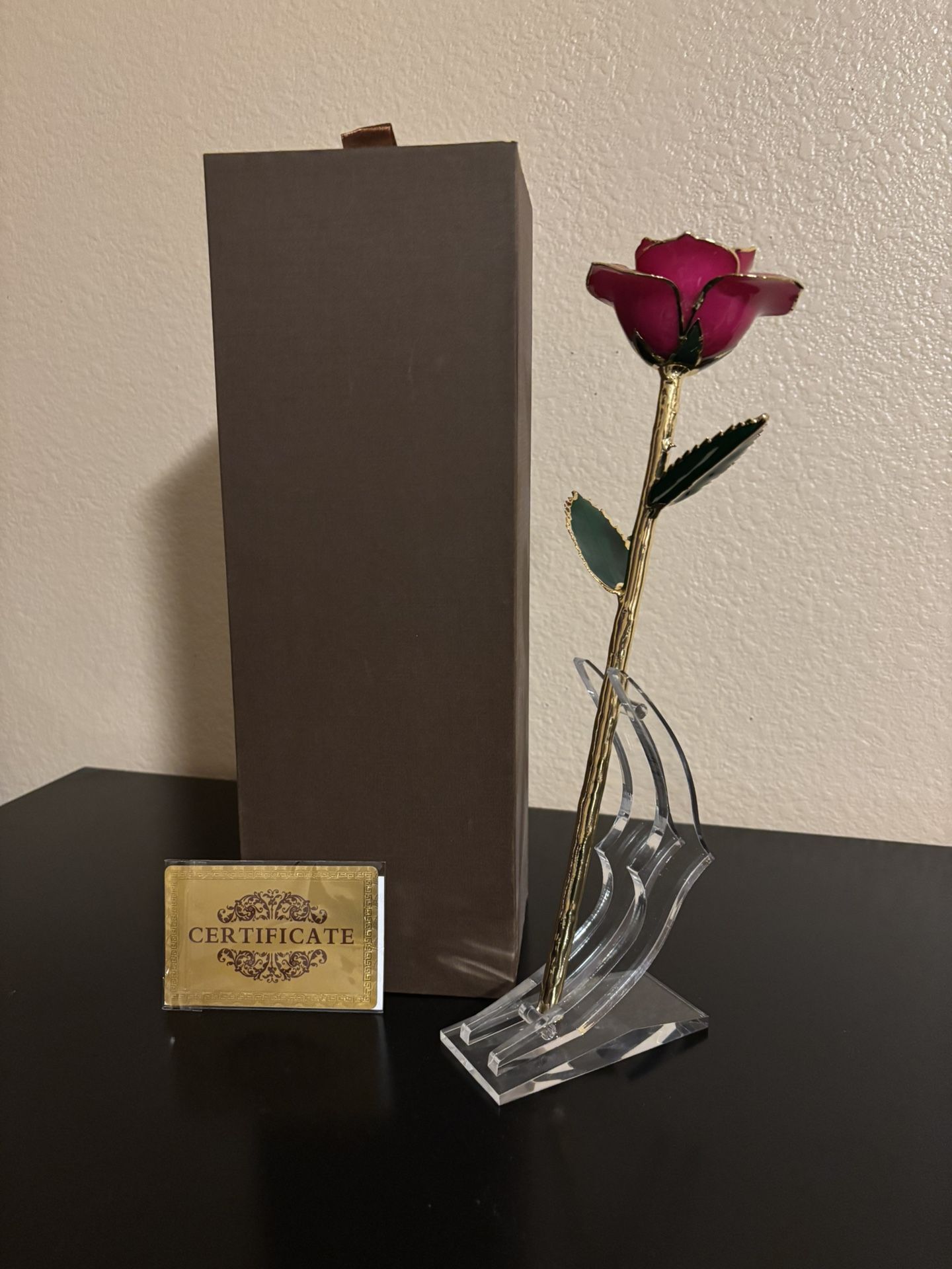 Forever Rose 24k Trim Pink