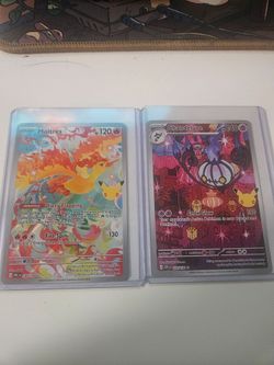 Pokémon TCG Moltres & Chandelure Illustration Rare Cards