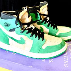 JORDAN 1 MID “suede/cloth fabric” size 13M(SHAPE & CONDITION:10/10)