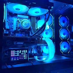 Liquid-Cooled Gaming PC — Intel i9-12900KF / RTX 3080 / 64GB DDR4 / 1TB SSD