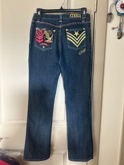 Y2K Coogi Embroidery Women jeans size 16