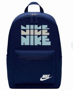 Nike Heritage Retro Pack Backpack Blue Void Glacier Blue 25L Laptop Bag School