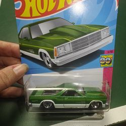 Hot Wheels The 80's - 1980 Green El Camino. New in package.