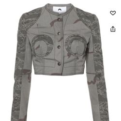 Marine Serre Cropped Jacket
