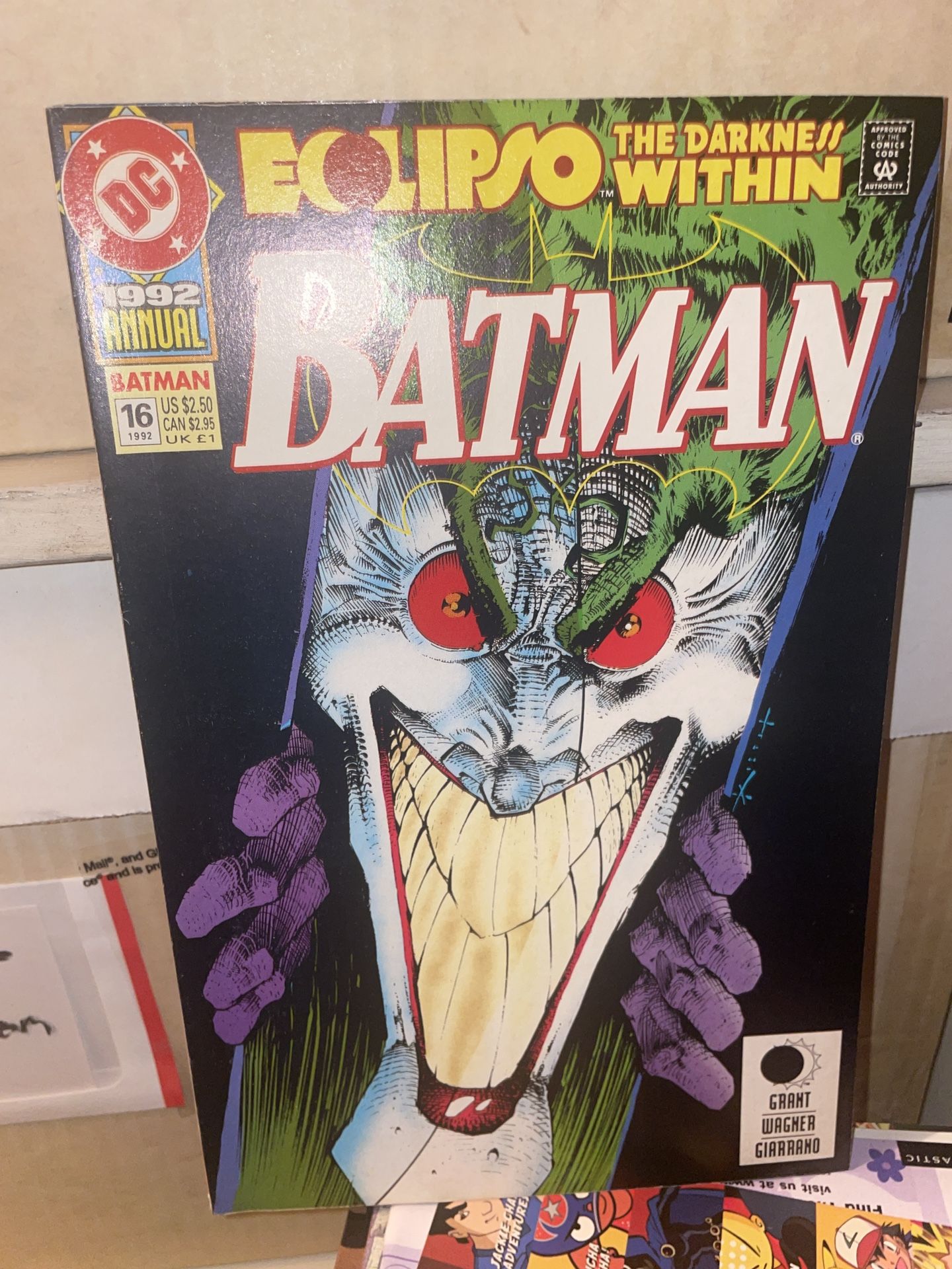Batman Annual #16 Joker 1992 Free Batman #570