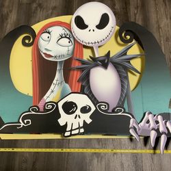 Nightmare before Christmas cardboard standee