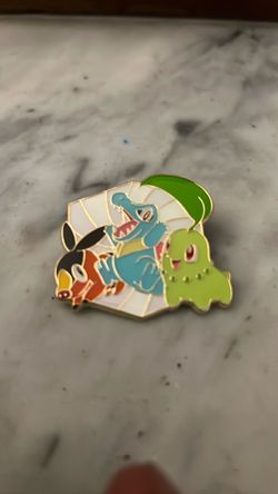 Pokémon Johto Starters Enamel Pin