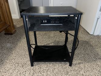 Nightstand With Plug Ins