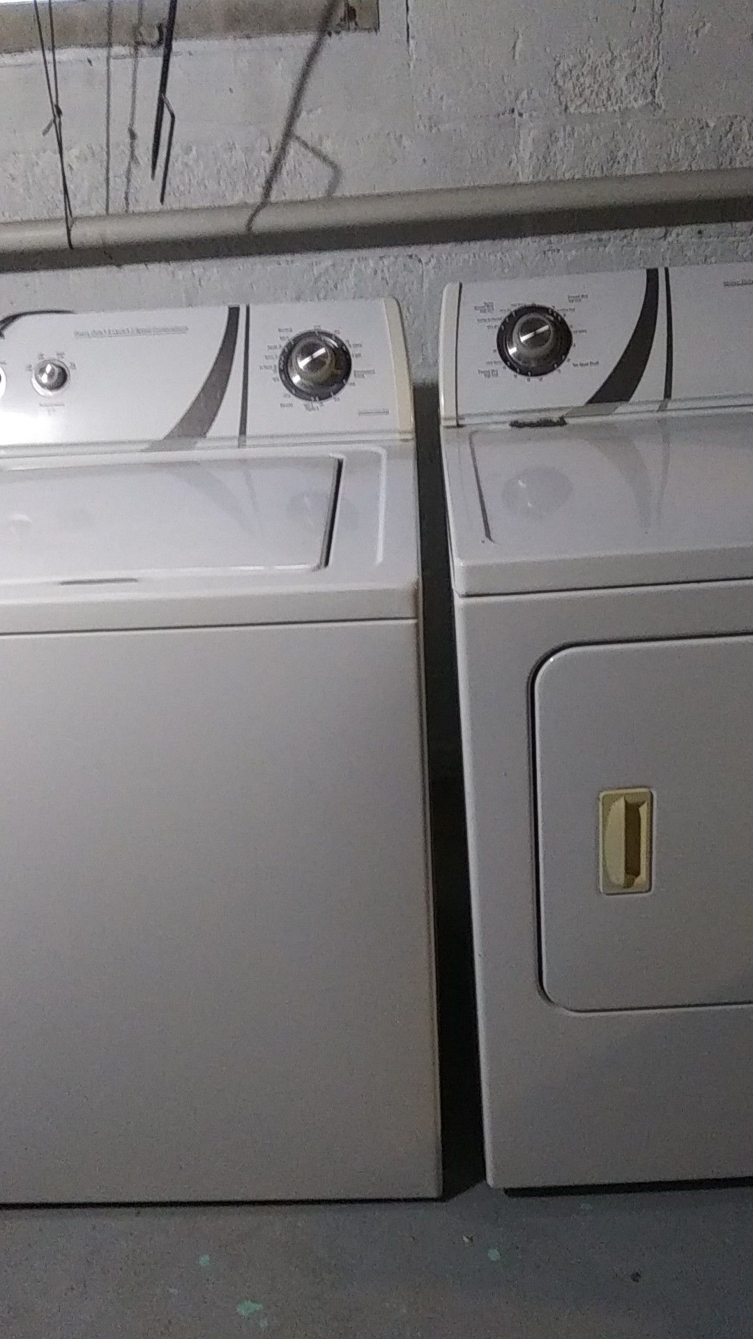 Admiral washer and dryer