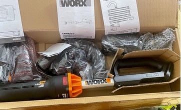 New, Price Firm, WORX 20V LEAFJET Cordless Leaf Blower Battery & Charger Included