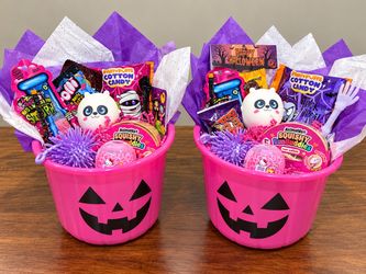Halloween boo baskets