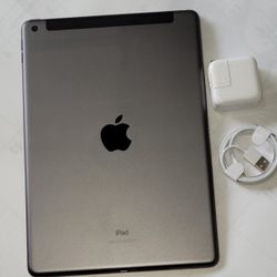 iPad 6 , Unlocked  Cellular and iCloud , Wi-Fi  Internet, Excellent Condition,  Usable all Company  Sim
