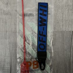 Off White Keychain Blue 