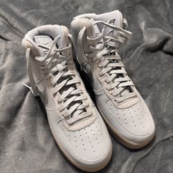 Grey Nike High tops 10.5
