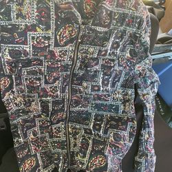Supreme Paisley Zip Up Flannel Small