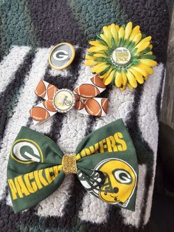 Packers Hair Bows