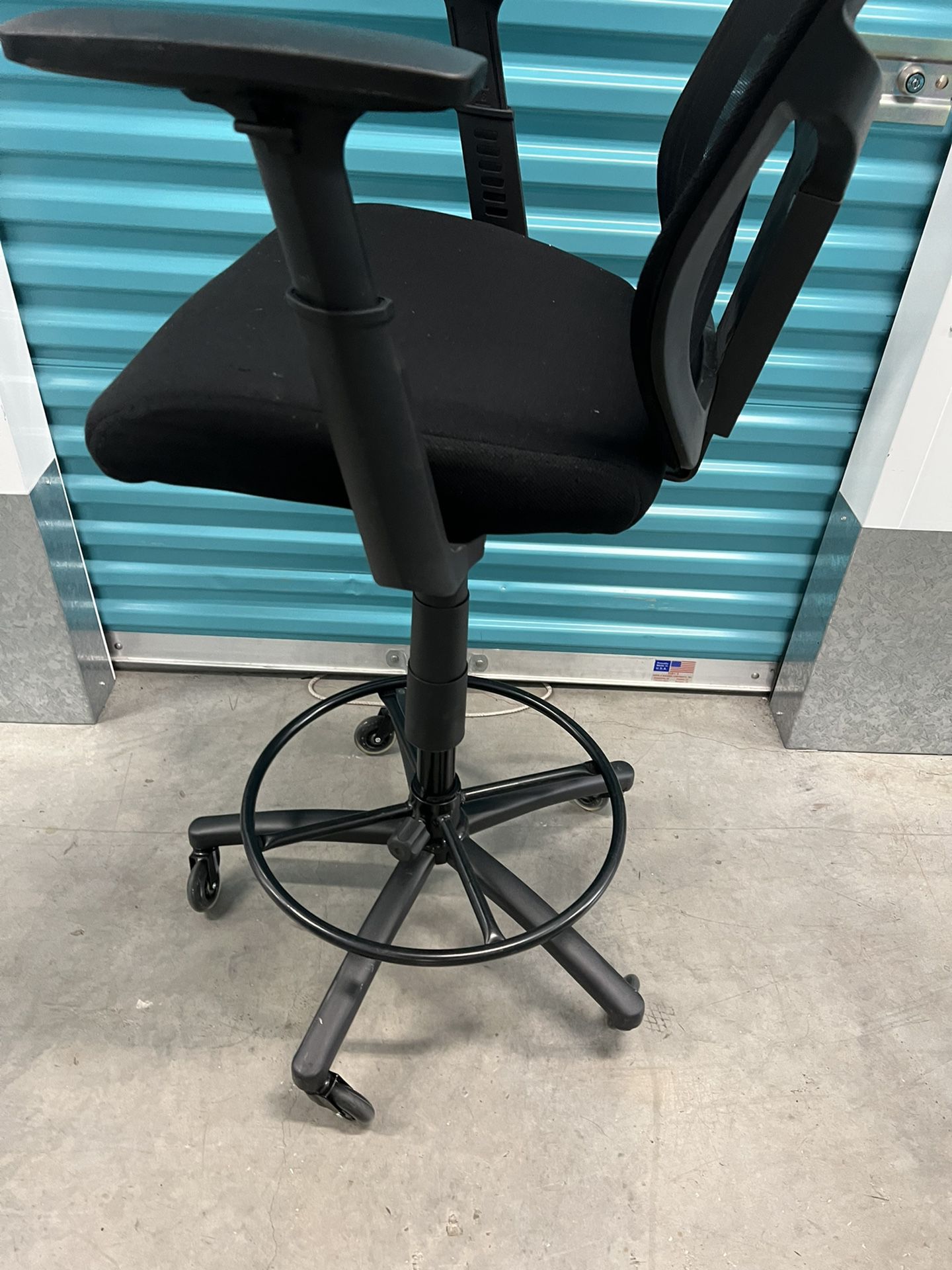 Drafting Chair - Tall Office Chair for Standing Desk, High Work Stool, Counter H