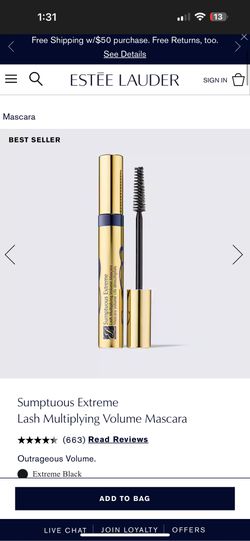 ESTÉE LAUDER VOLUME LASHES MASCARA