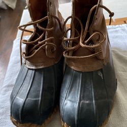 LLBean Duck Boots Size 10