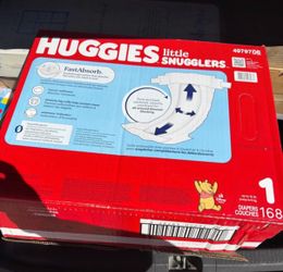 Huggies Little Snugglers Size 1 Diapers 168 Count