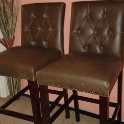 Safavieh 44" Tall, Square Barstools - 2 