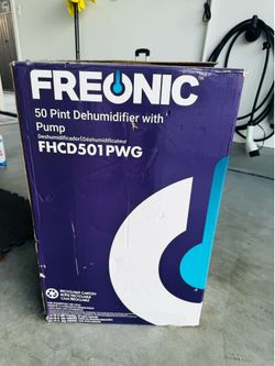 Freonic 1.85-Gallon 50 -Pint 3 -Speed Dehumidifier with Built-In Pump ENERGY STAR Certified