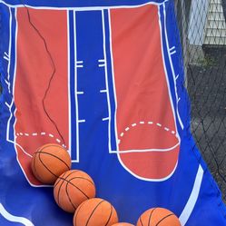 Double Basketball Hoop Game 