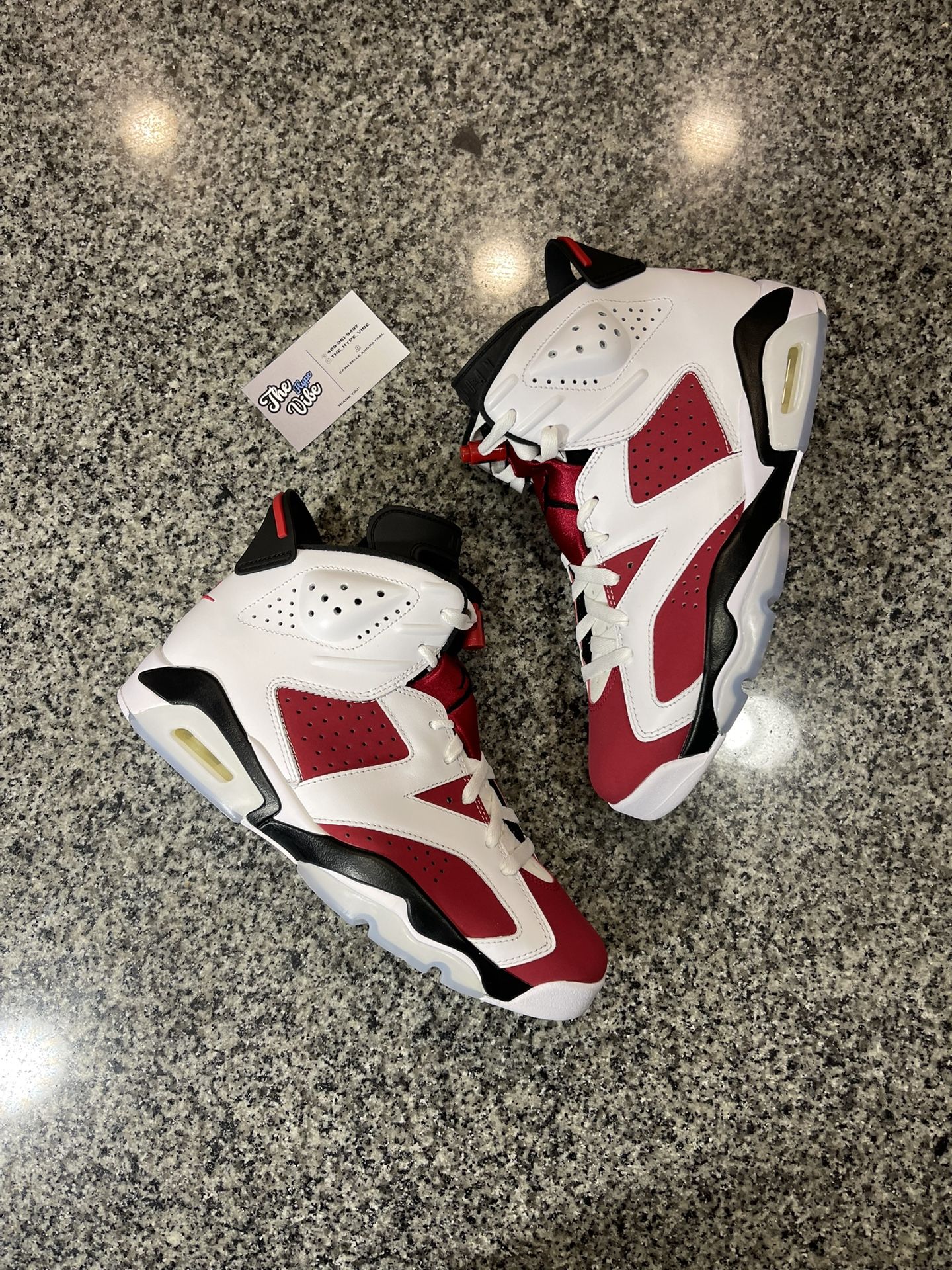 ✅ Jordan 6 Carmine  