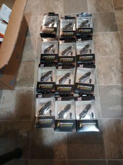 A set of 12 brand new sw11 car charger for Michael V8 and v9 brand new