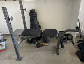 Weight bench  WEIGHTS SOLD SEPARATELY 