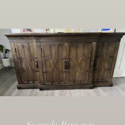 Entertainment Center 100% Wood 