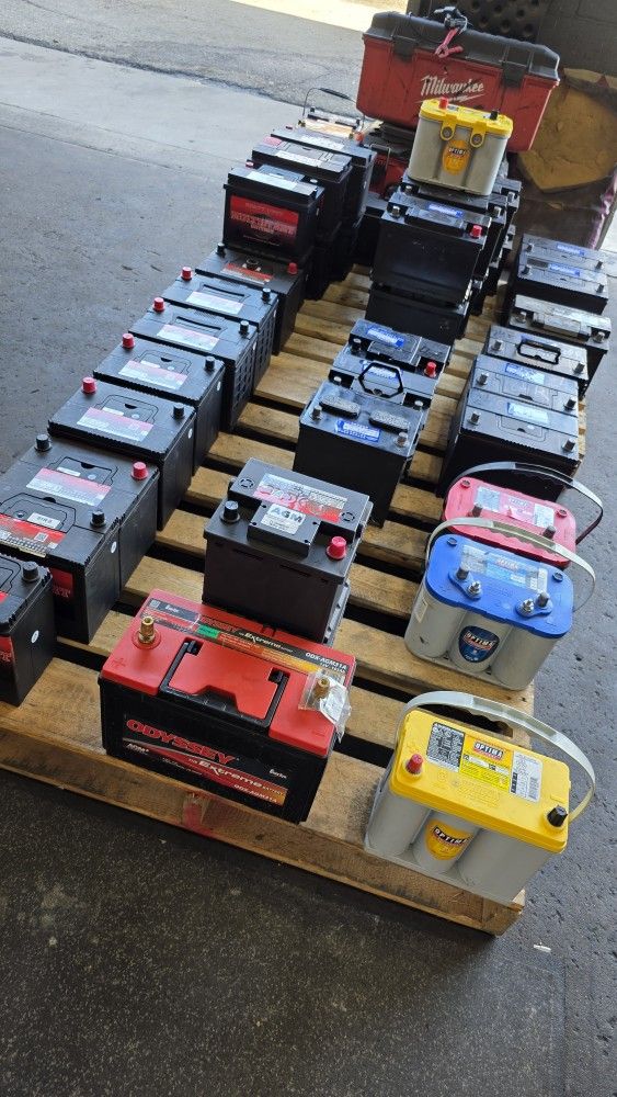 GROUP SIZE 24 27 34 78 65 48 49 47 H6 H7 51r 94r 86 H8 H9 Truck SUV And Car Battery with Warranty. FIRM Price is $59.99 with core exchange 

